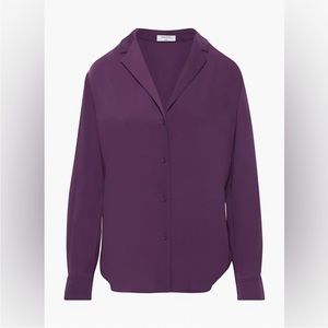 NWT Babaton Monacle Shirt in Dewberry Purple Size Small